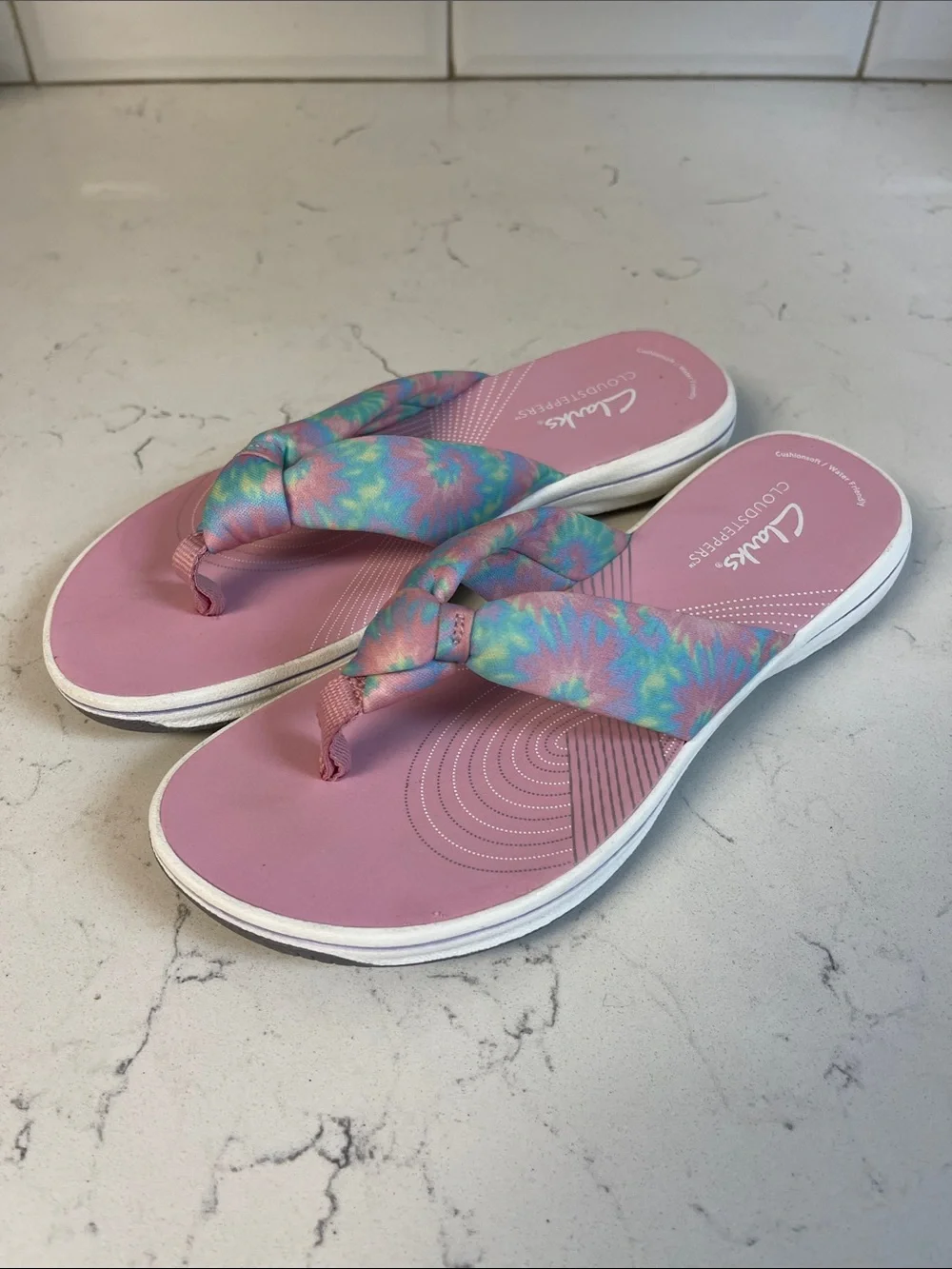 Kids' Clarks Brinkley Tye Multicolor Tie Dye Size 3 Style Number: 26169099